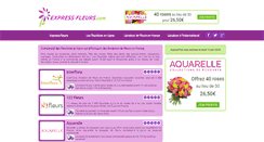 Desktop Screenshot of express-fleurs.com